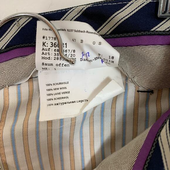 Hiltl New Wool Trousers Men's Size 34x33 Business Office Pants - Picture 6 of 9